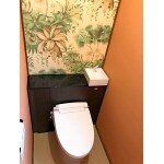 自宅サロンを利用するお客様のためのスッキリ機能的なトイレ