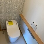 狭かったトイレを移設する事で一般的な広さのトイレスペースへ