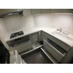 コーナーが特殊なL型でも対応できるキッチン