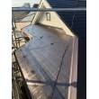 屋根は２液弱溶剤　遮熱　シリコン樹脂にて仕上げ。
また棟板金交換工事も合わせて施工させていただきました。