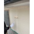 2F外壁サイディング単色塗装ローラー３回塗り仕上げ。使用材料はアレスダイナミックTOPを使用。