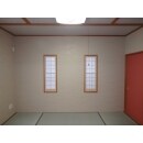 和室は、クロスの種類が多く、壁、天井、建具等、場所により変化を付けました。