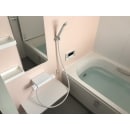 築年数４０年程度のタイル貼りのバスタブ仕様の浴室をユニットバスにリフォーム
LIXILアライズを採用。（製品規格外のサイズにフィットさせるため）