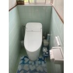 蒲郡市でトイレを約30年間使用し、古くなったため交換しました