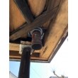 門柱屋根裏の排水ドレンからの雨漏れ箇所