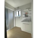 【洗面化粧室リフォーム】増築で実現。機能的で明るく