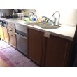 キッチンのシンク下にビルトイン食洗機を取付。