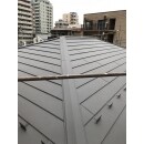 瓦屋根からガルバリウム鋼板の屋根材に葺き替えしました。