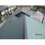 屋根の塗装　棟板金の交換工事