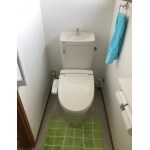 明るく清潔感のあるトイレリフォーム