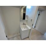 【洗面】生活感を抑えながら使いやすさも考えたコンパクトな設計