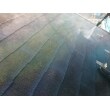 屋根塗装前の高圧洗浄時の写真です。汚れやホコリを念入りに取っていきます。