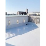 屋上バルコニーの防水塗装になります。