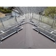 ご新築以来、屋根に関してはこれまで一度もお手入れ歴がなく劣化状況が気になりお問合せいただきました。
太陽光パネルを設置しているお宅でしたので、一貫して屋根工事が行える先として当社が、ガルバリウム鋼板材の屋根カバー工事と太陽光パネル脱着施工をお任せいただきました。