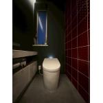 落ち着いた色合いでくつろげる、快適トイレ空間へ