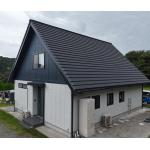 【外壁塗装】青と白で引き締めたシンプルモダン住宅