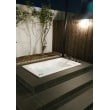 大阪の夜景を一望できるラグジュアリーな露天風呂です。シックで落ち着いた、心からリラックスできるお風呂になりました。