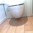 レストパルFはフローティングデザインが特徴的なトイレです。
床から浮いているので、床全部を簡単にお掃除ができます。