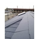 屋根はSK科研の遮熱塗料クールタイトSiで塗装しました。