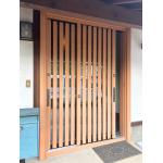 採光と断熱のオシャレ玄関引戸へ