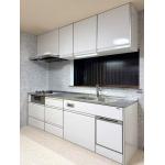 収納力UPにお掃除らくらくキッチン