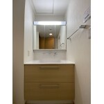 横浜市　築28年マンション　浴室、洗面、トイレ改修工事：洗面