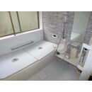 浴室の完成画像です。風呂フタは高断熱浴槽用です。