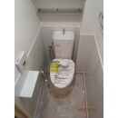 床、腰壁をハイドロパネルに貼り替えお手入れしやすいトイレにリフォームしました。