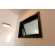 空間のアクセントとなる室内窓は洗面所の使用状況の確認や換気にも役立ちます。