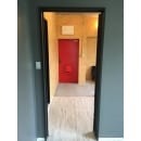 マンション専有部玄関ドアをフェラーリ色に塗装
