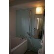 タカラの広ろ美ろ浴室です。
アクセントカラーの壁は、ロッシュグリーンです。
