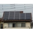 屋根に18枚の、太陽光パネルを設置。