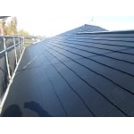 紫外線に強いフッ素樹脂塗料を使用した屋根