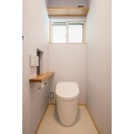 シンプルなデザインで使いやすいトイレ