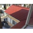 今回使用の塗料は、屋根用高日射反射率塗料を使用。屋根の温度上昇を軽減させる塗料です。