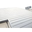 カラーベスト屋根をカバー工法にて工事。遮熱鋼板を使用し、断熱性を強化し、太陽熱による屋根温度の上昇を抑え、建物内部への熱の侵入を抑制します。