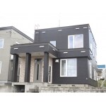 レンガ調のアクセントによりおしゃれな外観に 外壁 リフォーム事例 施工事例 No B リフォーム会社紹介サイト ホームプロ