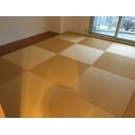 モダンな和室　お洒落な琉球風畳