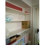 押入れの奥を洗面収納に