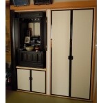 押入れが、仏間と収納にすっきりとおさまりました。