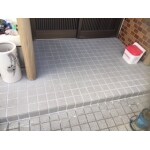玄関タイル貼り替え工事