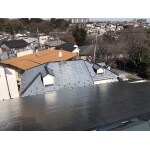 急勾配屋根の塗装