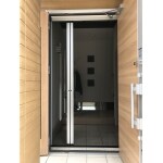 玄関網戸の設置