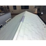 都会の狭小地でもおまかせ！屋根カバー工法　ガルバリウム鋼板