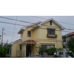 落ち着いた赤の屋根の塗装工事