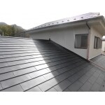 和瓦からガルバリューム鋼板葺きへのリニューアルです