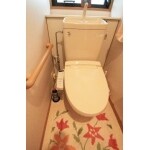 すっきり広々とした快適なトイレへ-1階