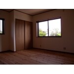 自然素材の暖かみある寝室