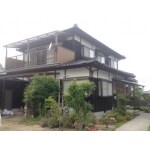 外壁　焼杉の塗装リフォーム　