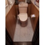 トイレの段差解消し、床補強
